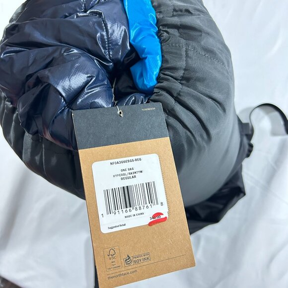 NWT North Face One Bag 700 Pro Camping Sleeping Bag Hyper Blue Radiant Yellow - Picture 5 of 6